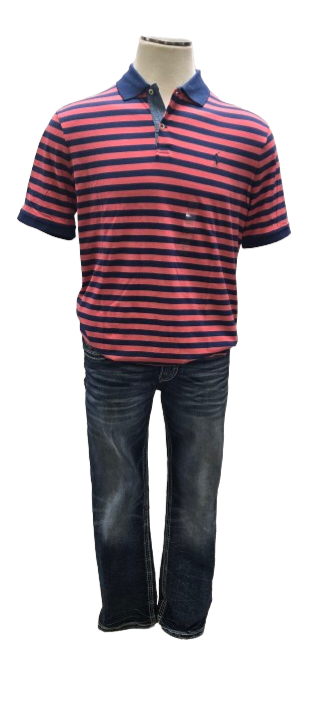 Polo Ralph Lauren Classic Fit Red/Blue Striped Shirt      s7