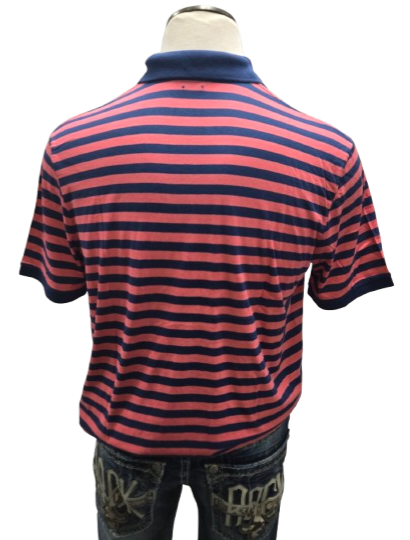 Polo Ralph Lauren Classic Fit Red/Blue Striped Shirt      s7