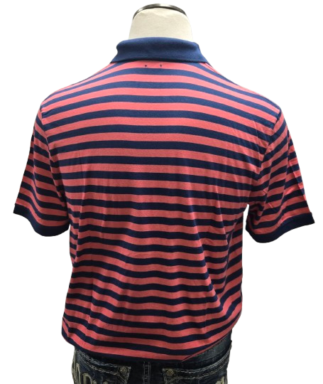 Polo Ralph Lauren Classic Fit Red/Blue Striped Shirt      s7
