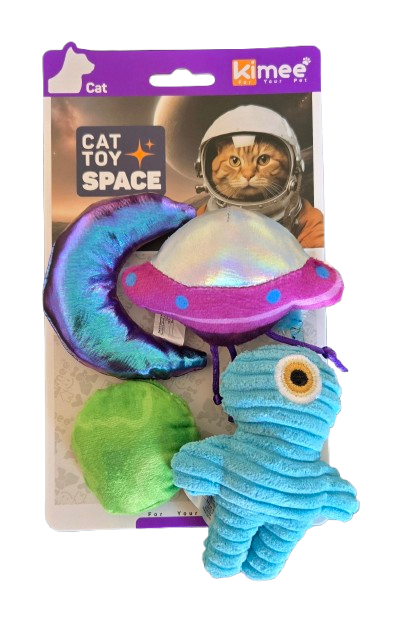 Kimee Cat Space Toy Chase, Scratch and Play