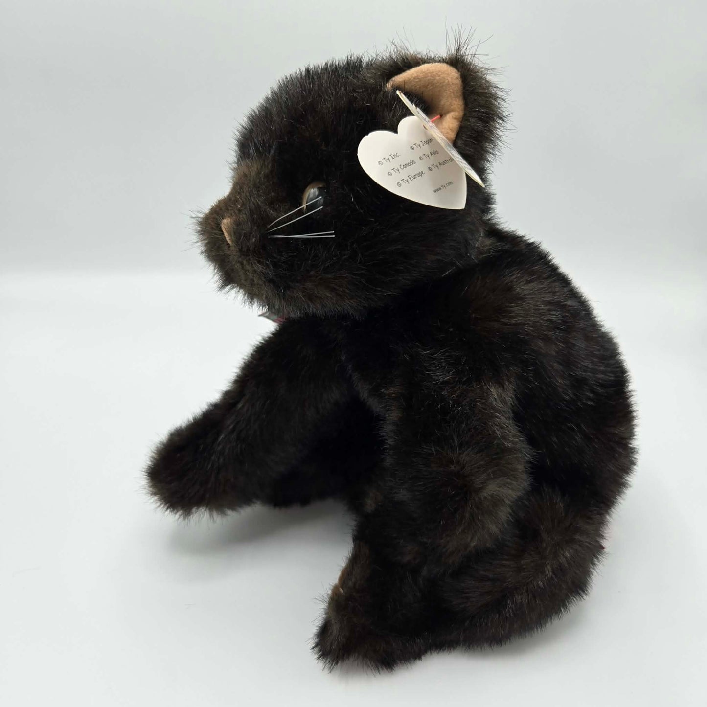 TY Classic Black Cat Plush (2002) – Vintage Collectible Stuffed Animal