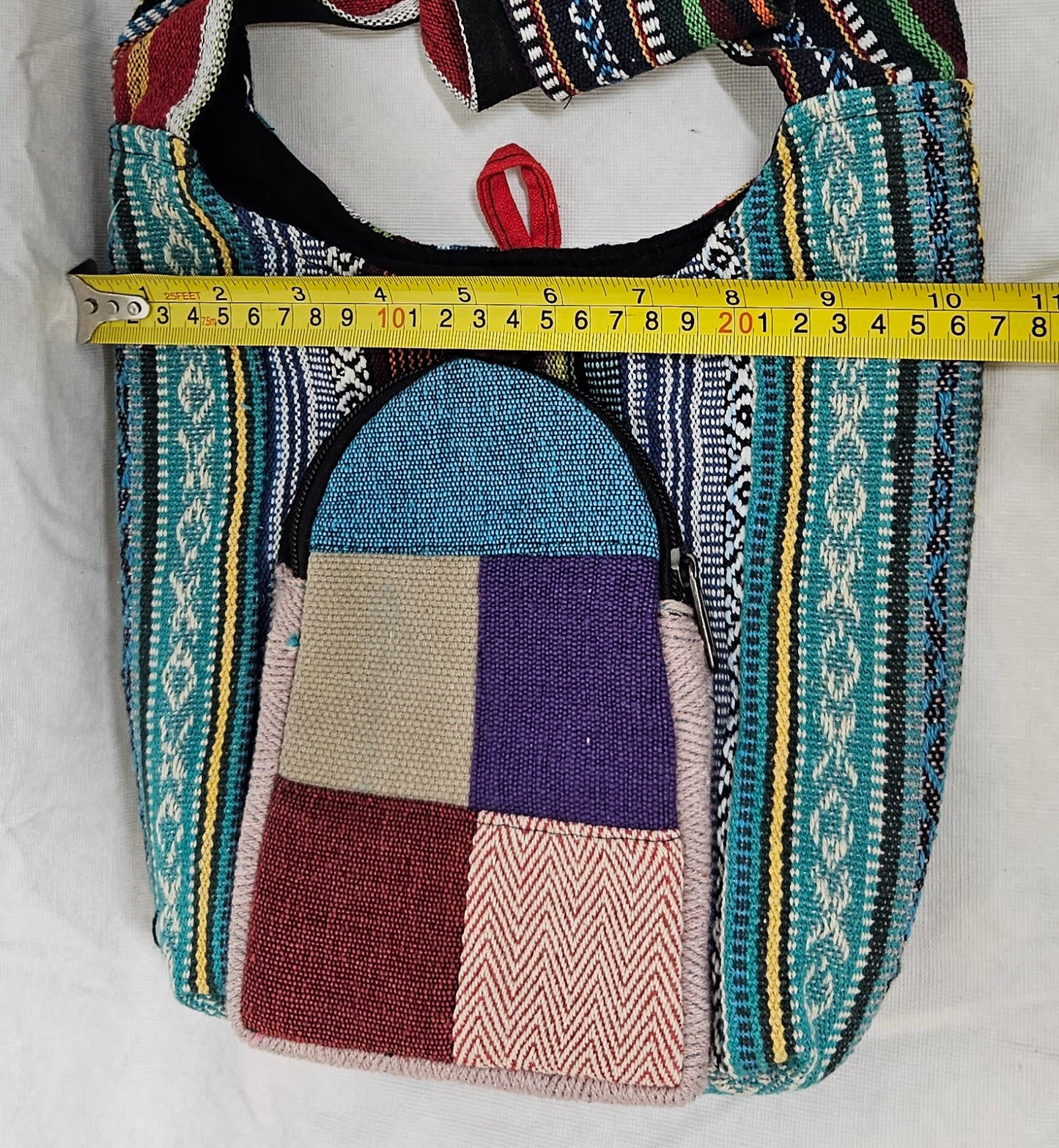 Mini Hobo Style Bag Purse with a Front Pocket