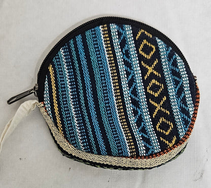 Cotton Hemp Wallet Round Coin Purse Bag