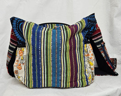 Large Hobo Style Purse/Bag With a Sun on the Front