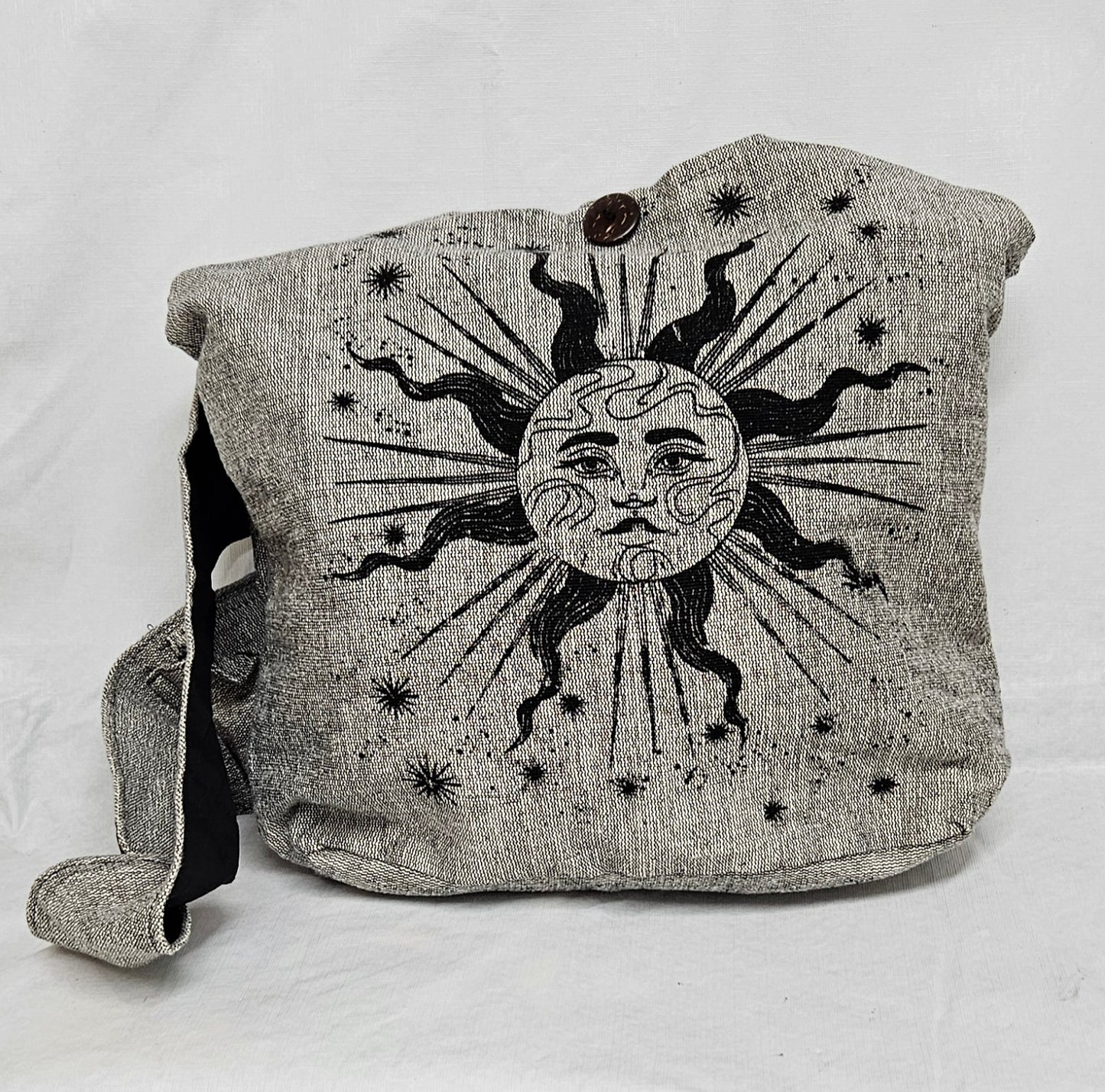 Large Hobo Style Purse/Bag With Large Sun on The Front
