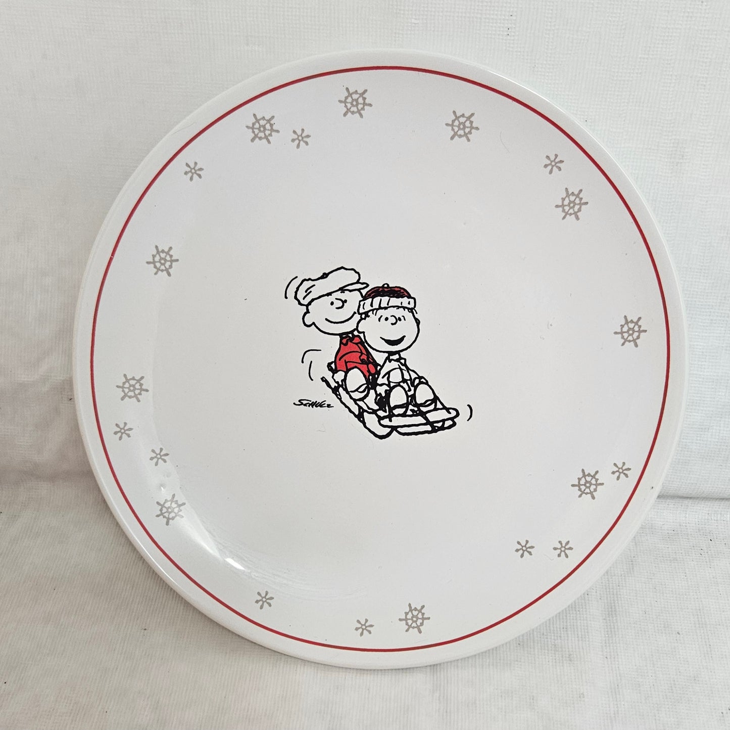 Hallmark Peanuts Dessert Plates Set of 4 with Box