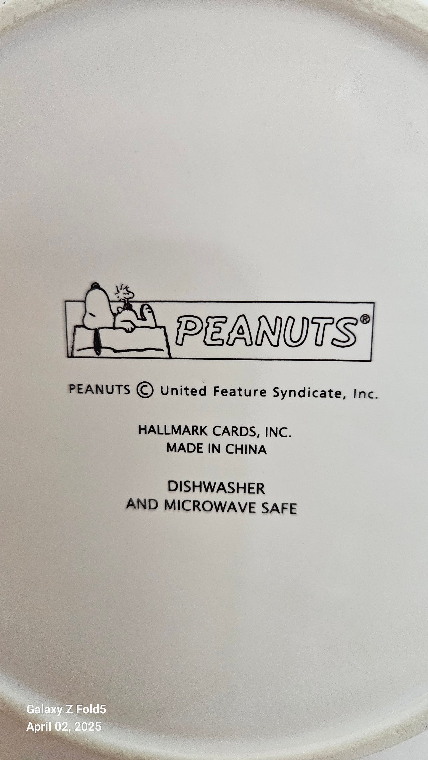 Hallmark Peanuts Dessert Plates Set of 4 with Box