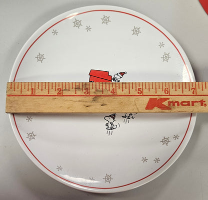 Hallmark Peanuts Dessert Plates Set of 4 with Box