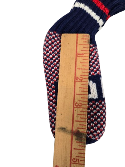 Set of 2 Scott Edward Knitted Golf Club Head Covers #9 and A Iron Covers