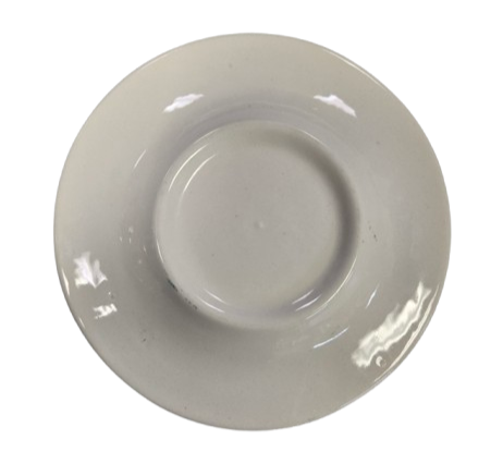 Vintage Currier and Ives Central Park Blue Royal China Ashtray Tobacianna Trinket Dish