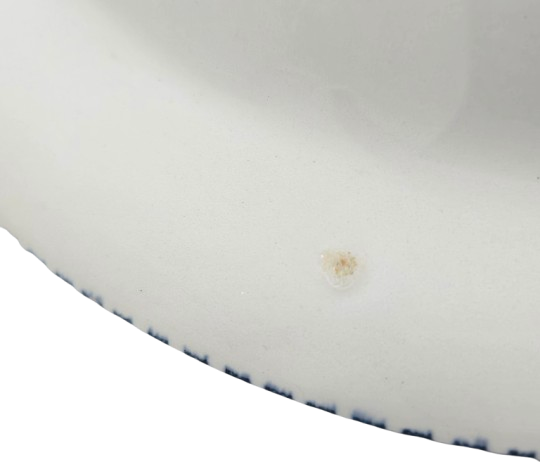 Vintage Currier & Ives Blue Early Winter by Royal China Soup Bowl