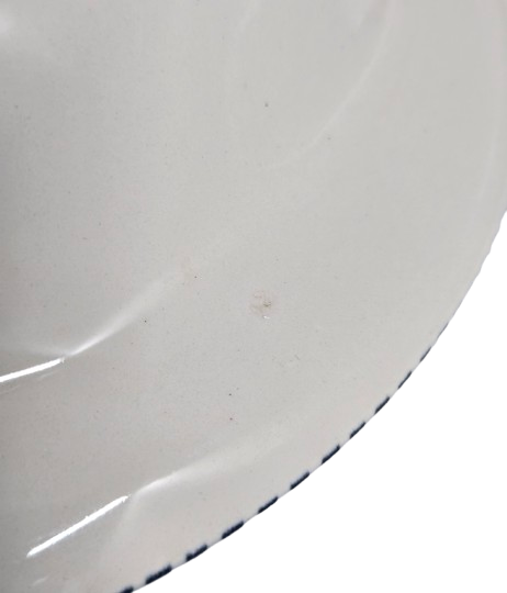 Vintage Currier & Ives Blue Early Winter by Royal China Soup Bowl