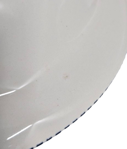 Vintage Currier & Ives Blue Early Winter by Royal China Soup Bowl