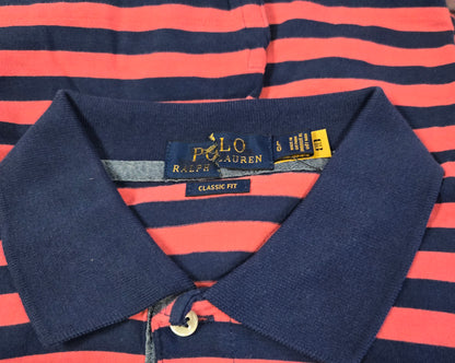 Polo Ralph Lauren Classic Fit Red/Blue Striped Shirt      s7