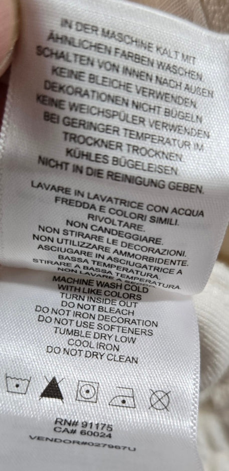 Fila Creamy White Velour Track Jacket – Retro Sporty Style, 2X, Ribbed Cuffs