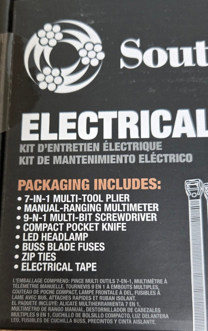 Electrical Maintenance Tool Kit – Multimeter, Multi-Tool, Screwdriver, Knife & LED Headlamp