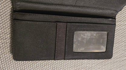 Black Nylon Crossbody Wallet w/ Detachable Strap, Washable & Water‑Resistant