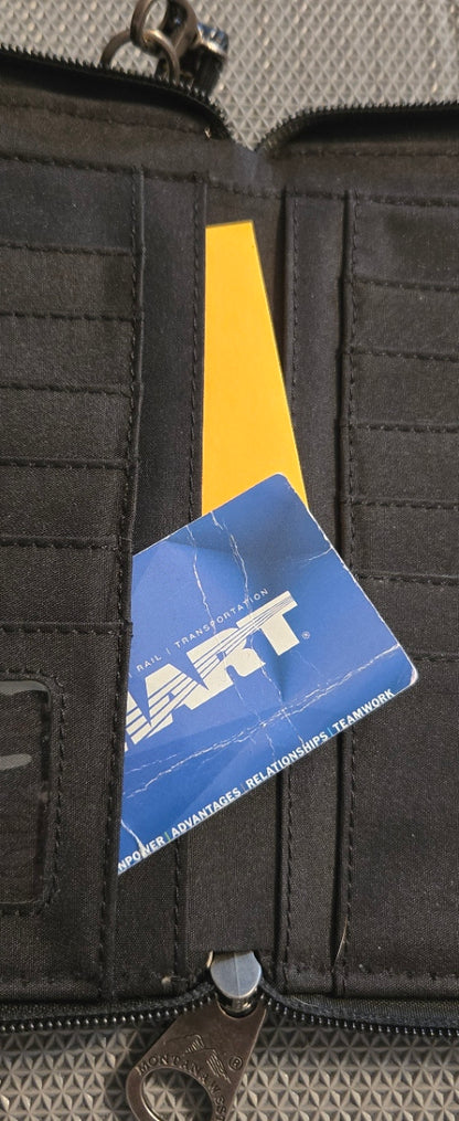 Montana West Western Tooled Phone Case Crossbody Wallet Black