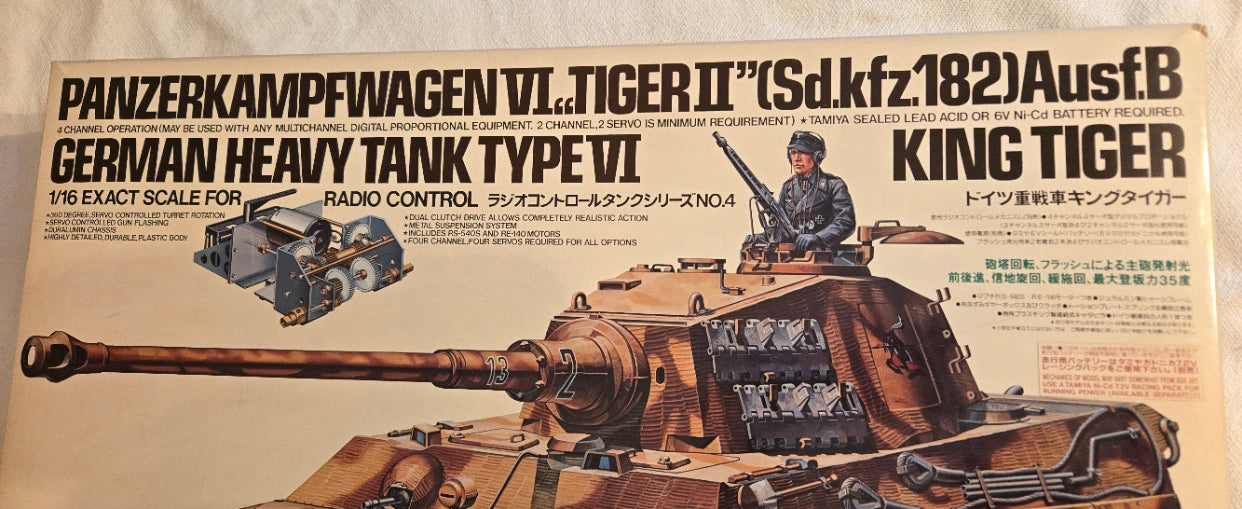 TAMIYA 1/16 German Heavy Tank King Tiger Radio Controlled RC