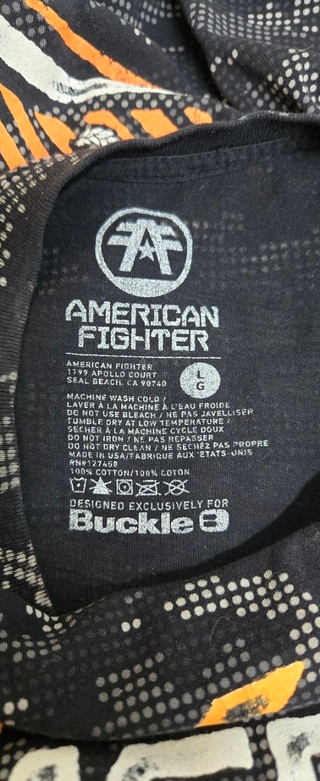 American Fighter Camo Tee – Bold Graphic, Training Division Athletic Style