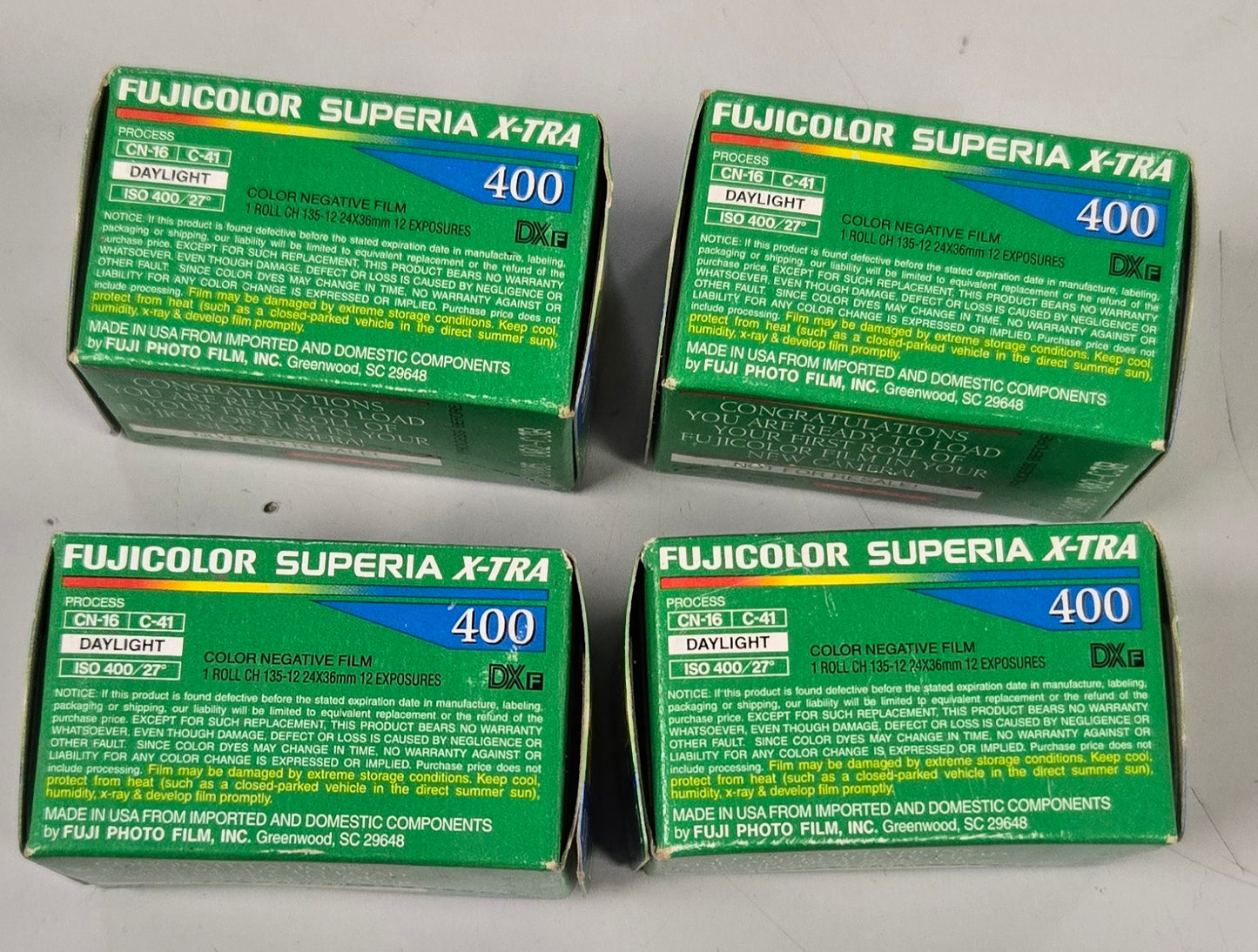 FUJIFILM Supera X-TRA 35mm Film For Color Prints All Occasions 400