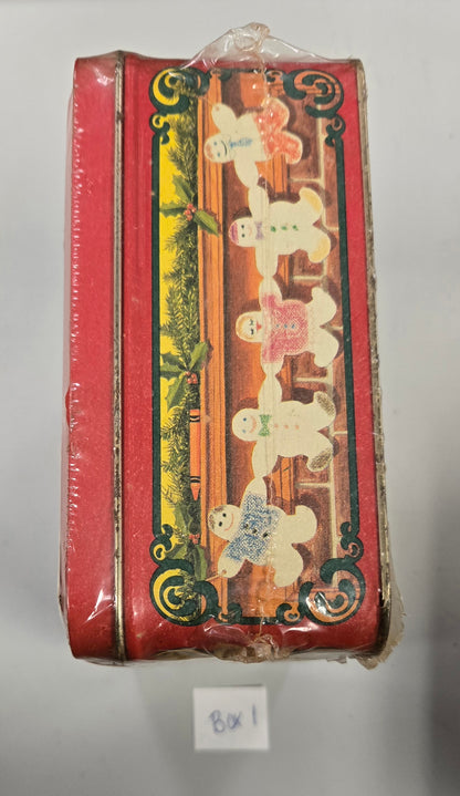 VINTAGE Sealed 1992 Crayola Collectible Holiday Tin, Bear Ornament, and 64 box of Crayons