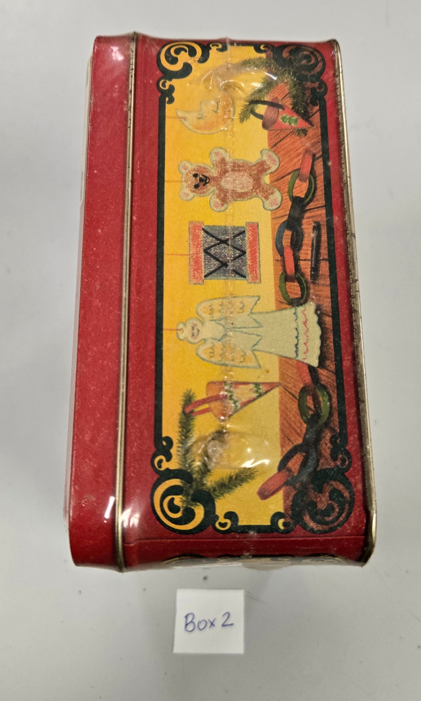 VINTAGE Sealed 1992 Crayola Collectible Holiday Tin, Bear Ornament, and 64 box of Crayons