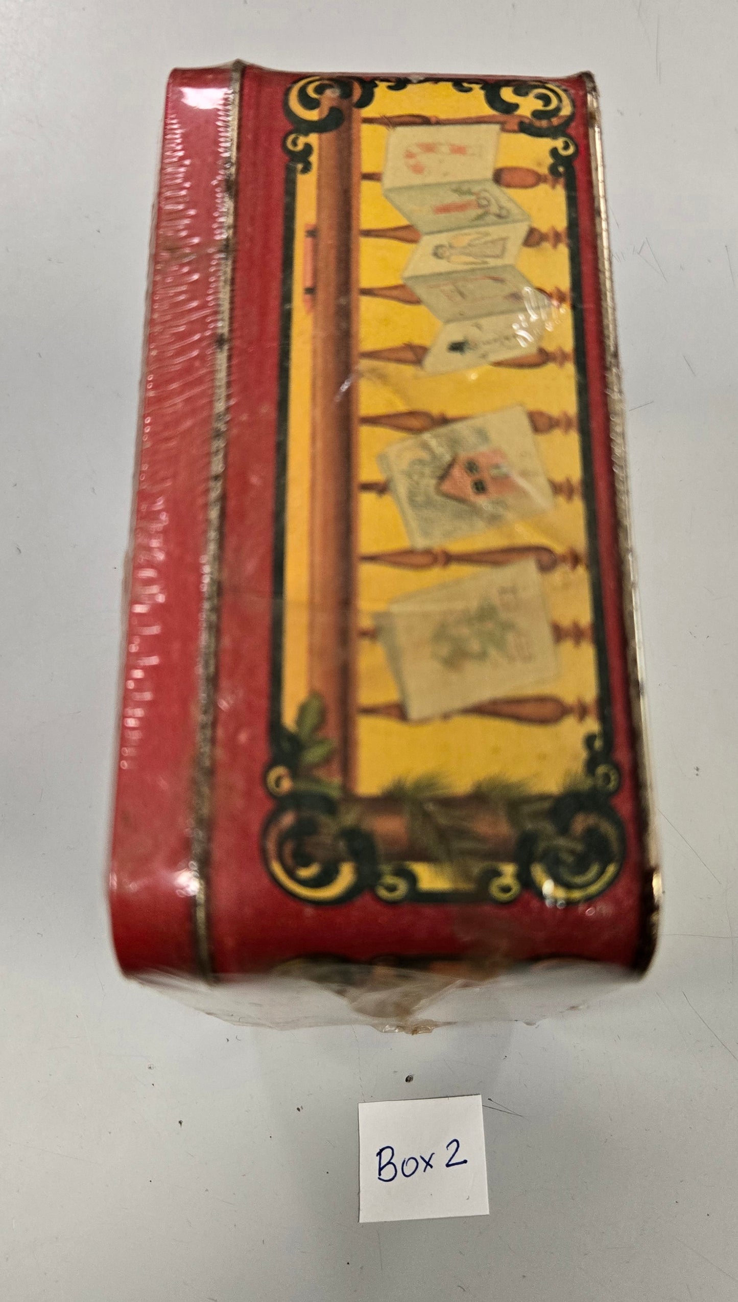 VINTAGE Sealed 1992 Crayola Collectible Holiday Tin, Bear Ornament, and 64 box of Crayons