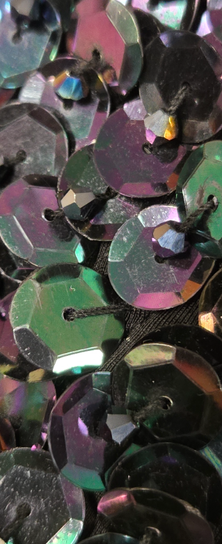 Black Sequin Bustier Crop Top Spaghetti Straps Party Clubwear Sparkly Top