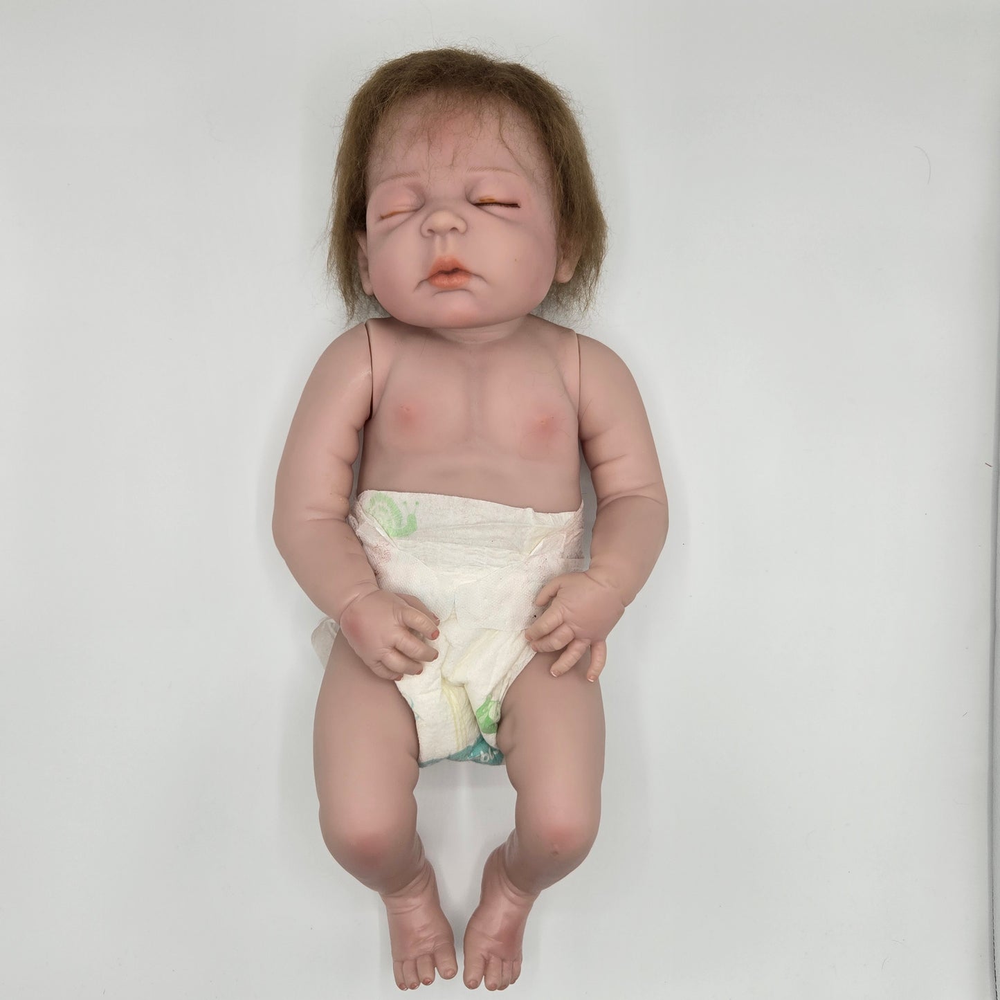 Anatomically Correct Reborn Baby Boy - Weighted with Hand-Rooted Hair