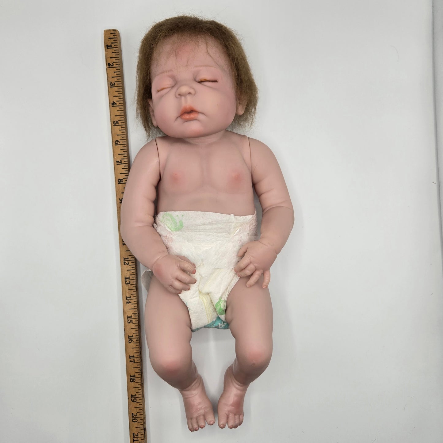 Anatomically Correct Reborn Baby Boy - Weighted with Hand-Rooted Hair