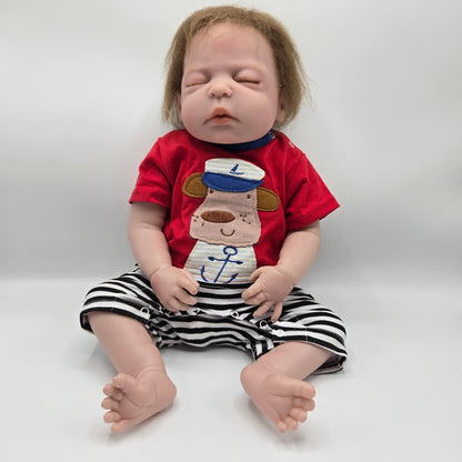 Anatomically Correct Reborn Baby Boy - Weighted with Hand-Rooted Hair