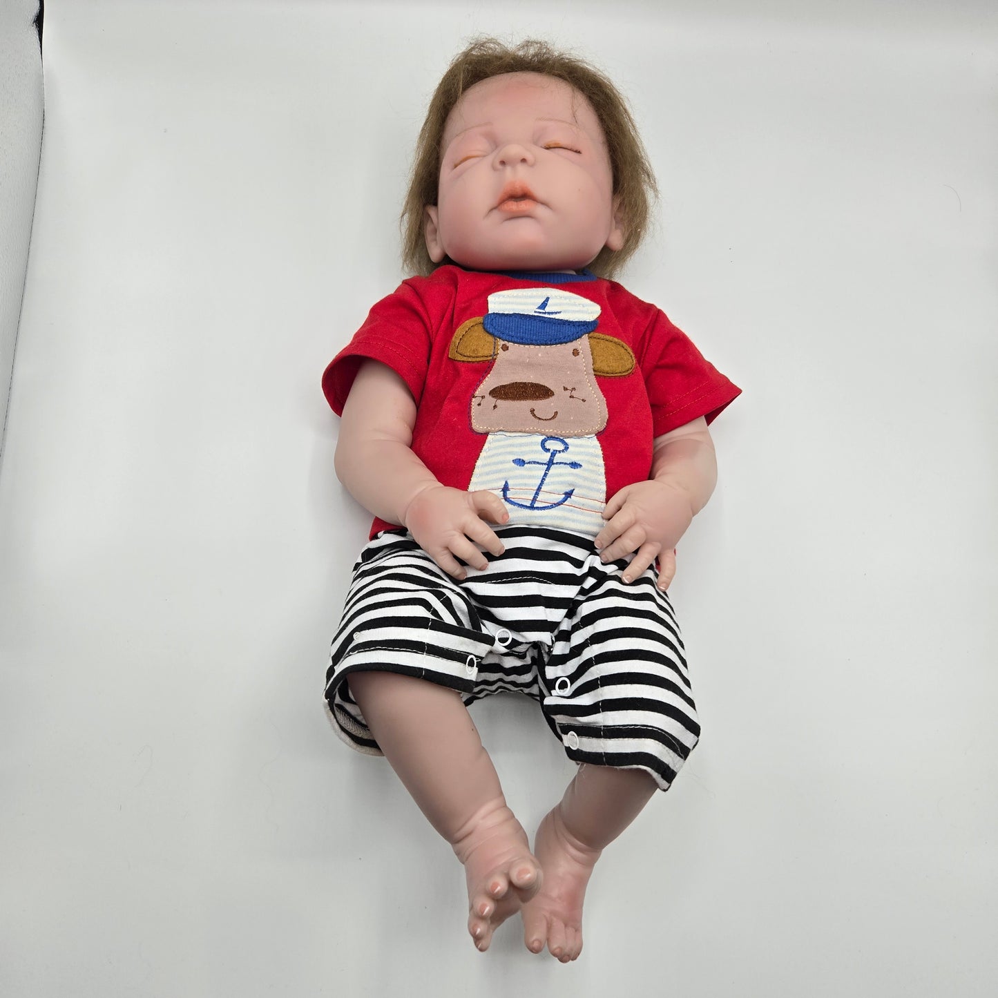 Anatomically Correct Reborn Baby Boy - Weighted with Hand-Rooted Hair