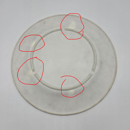 Set of 3 John Deere "Winter’s Work" Plates – Durable Melamine – Featuring Model 620 Tractor