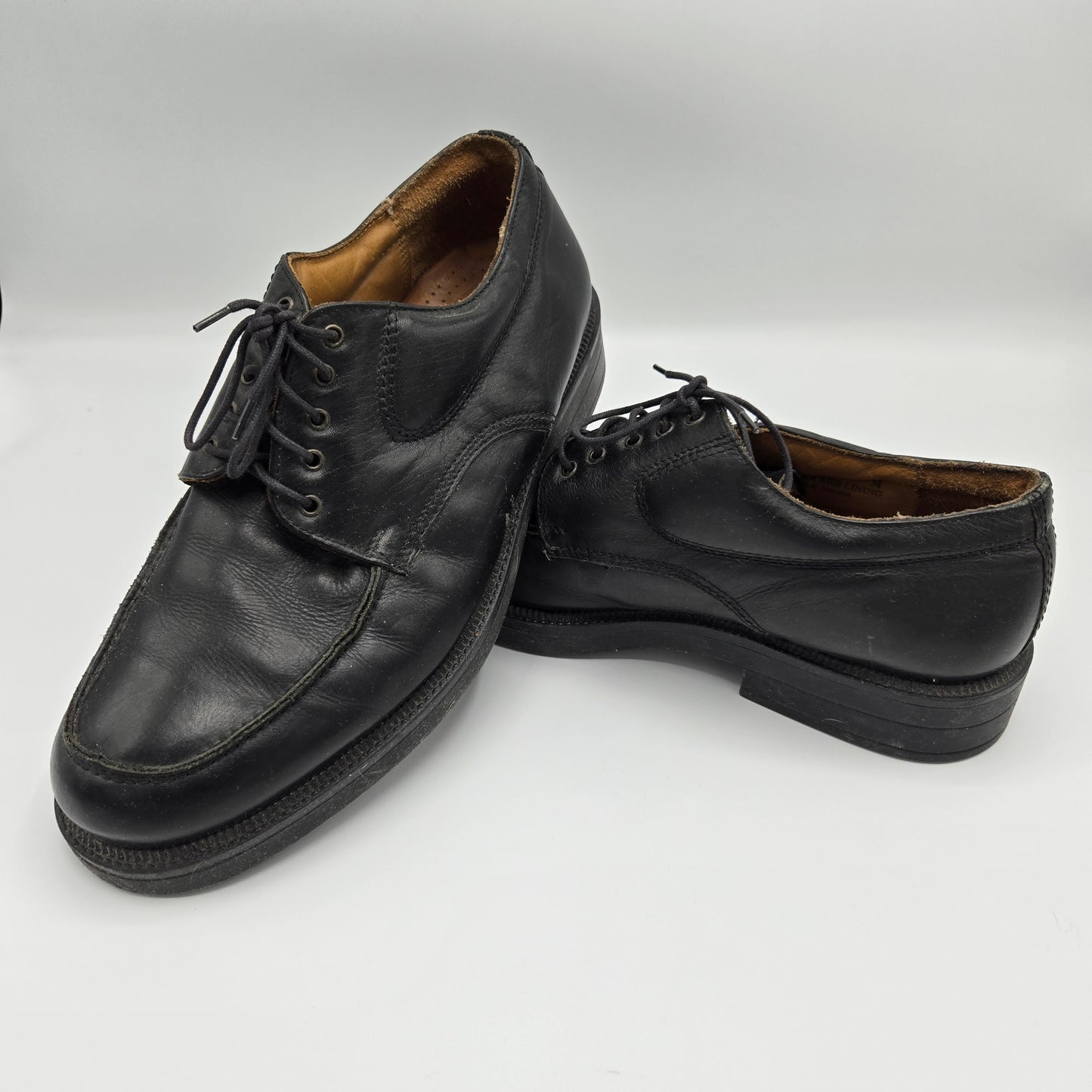 Men’s Italian Leather Dress Shoes - Leather Lined - Absolute Comfort Shock Absorption - Size 11