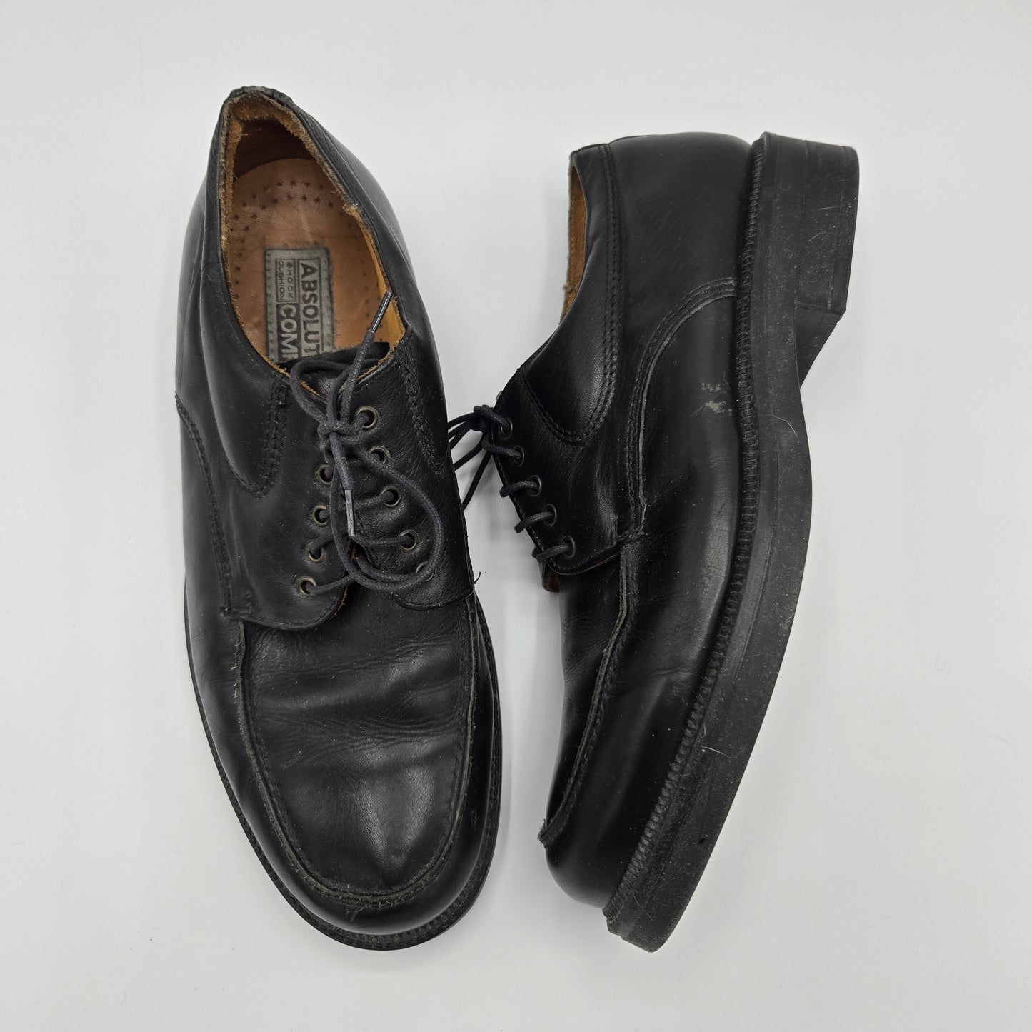 Men’s Italian Leather Dress Shoes - Leather Lined - Absolute Comfort Shock Absorption - Size 11