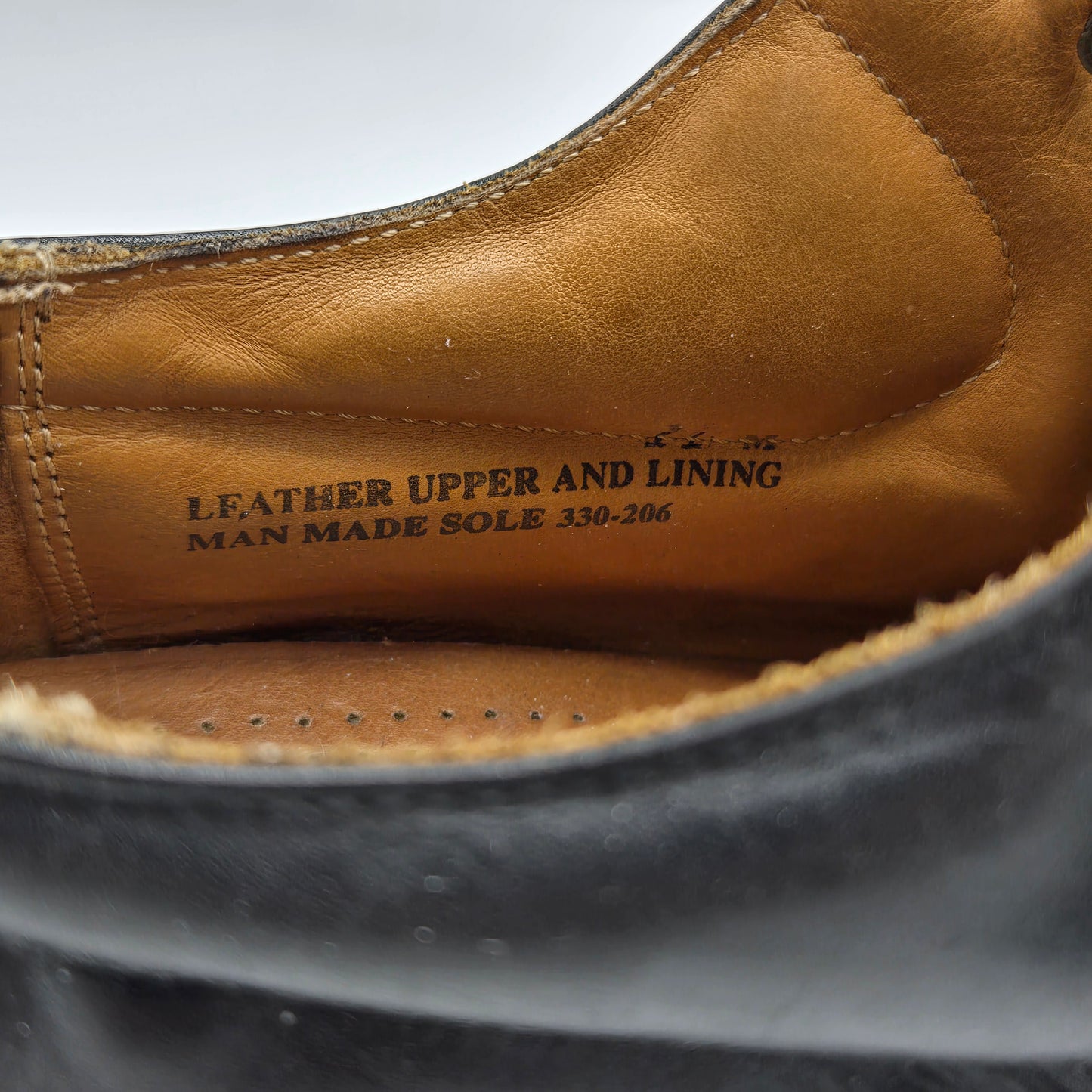 Men’s Italian Leather Dress Shoes - Leather Lined - Absolute Comfort Shock Absorption - Size 11
