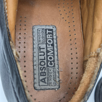 Men’s Italian Leather Dress Shoes - Leather Lined - Absolute Comfort Shock Absorption - Size 11