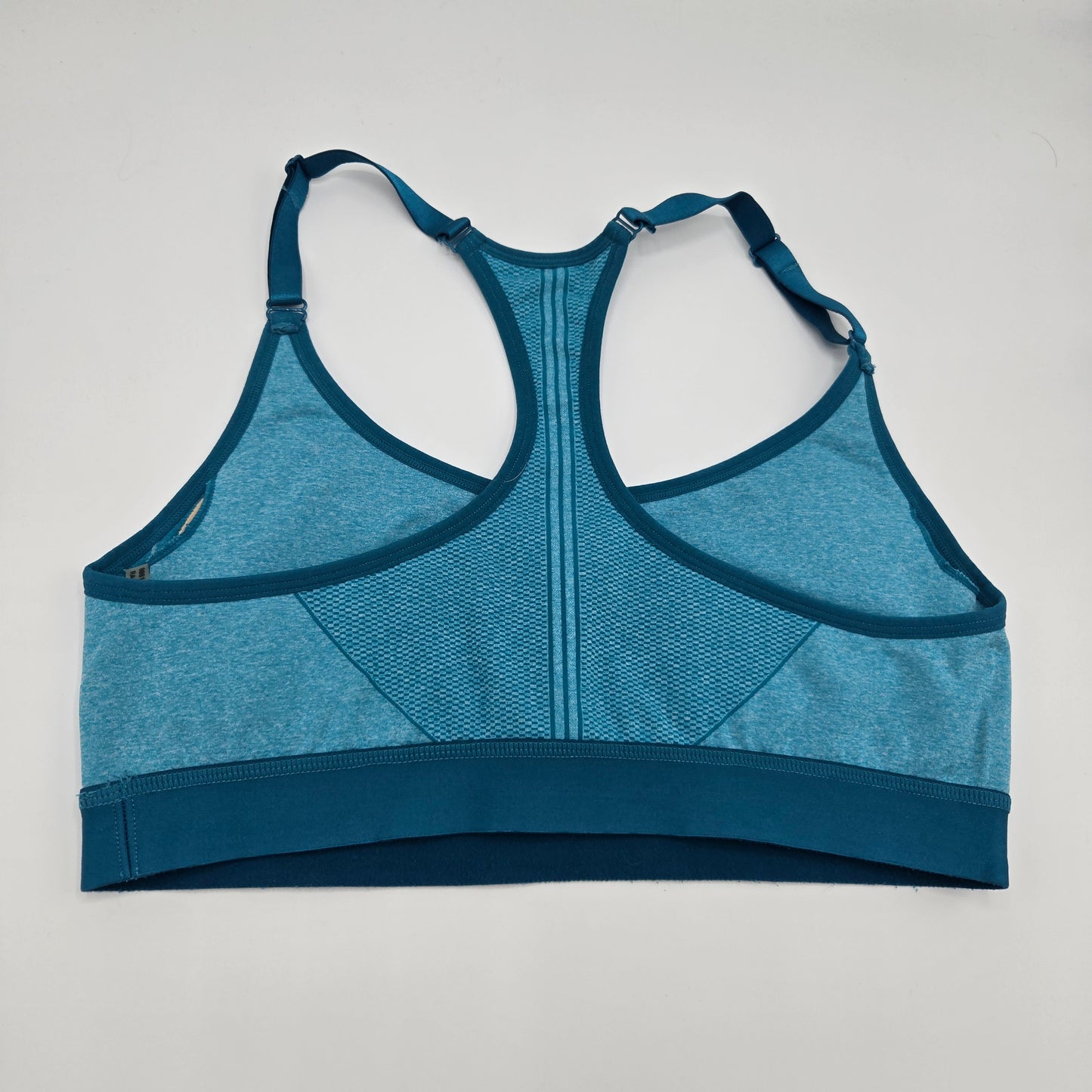 Avia Women's Seamless Racerback Sports Bra - Teal Heather, Size XXL