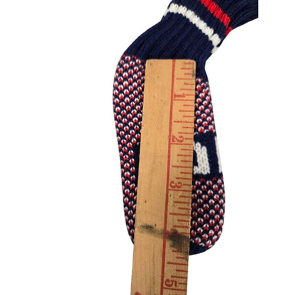 Set of 2 Scott Edward Knitted Golf Club Head Covers #9 and A Iron Covers