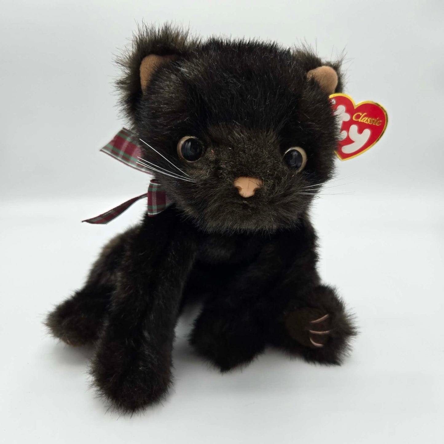 TY Classic Black Cat Plush (2002) – Vintage Collectible Stuffed Animal