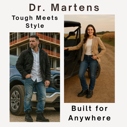 Dr. Martens Industrial Steel Toe Slip Resistant Safety Shoe M8 L9