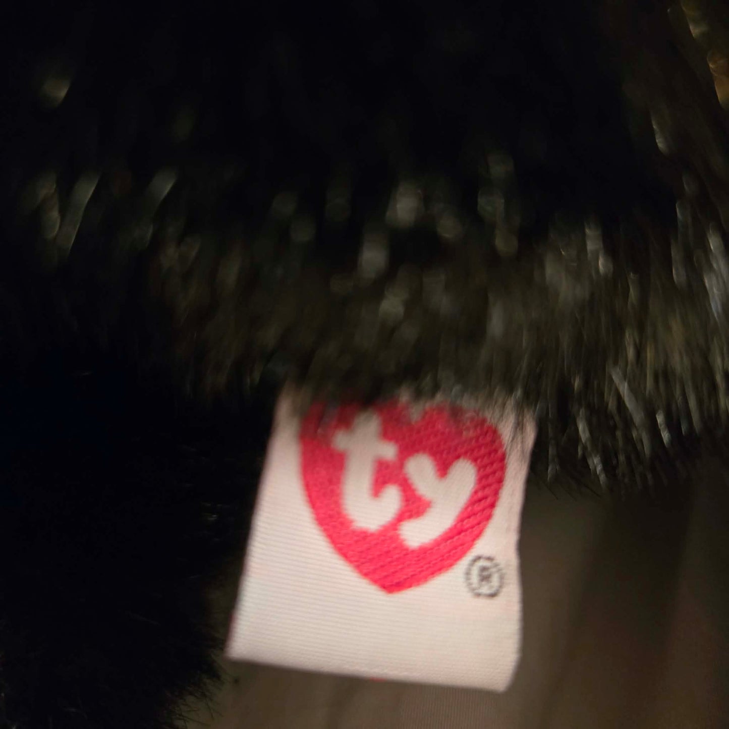 TY Classic Black Cat Plush (2002) – Vintage Collectible Stuffed Animal