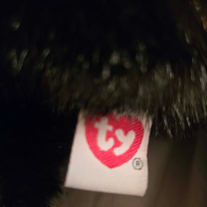 TY Classic Black Cat Plush (2002) – Vintage Collectible Stuffed Animal