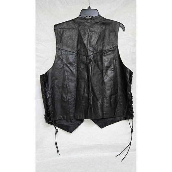 Event Biker Leather Vest XXL