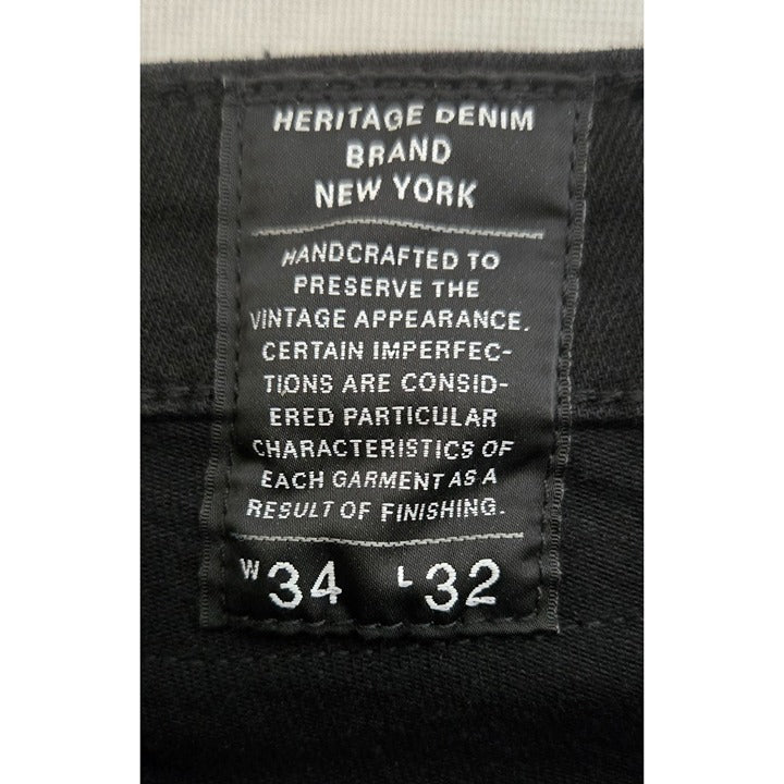 CULT of Individuality Designer Jeans Black Denim Red Snakeskin Distressed NWT