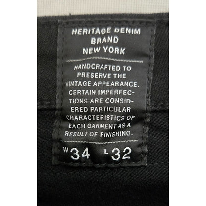 CULT of Individuality Designer Jeans Black Denim Red Snakeskin Distressed NWT