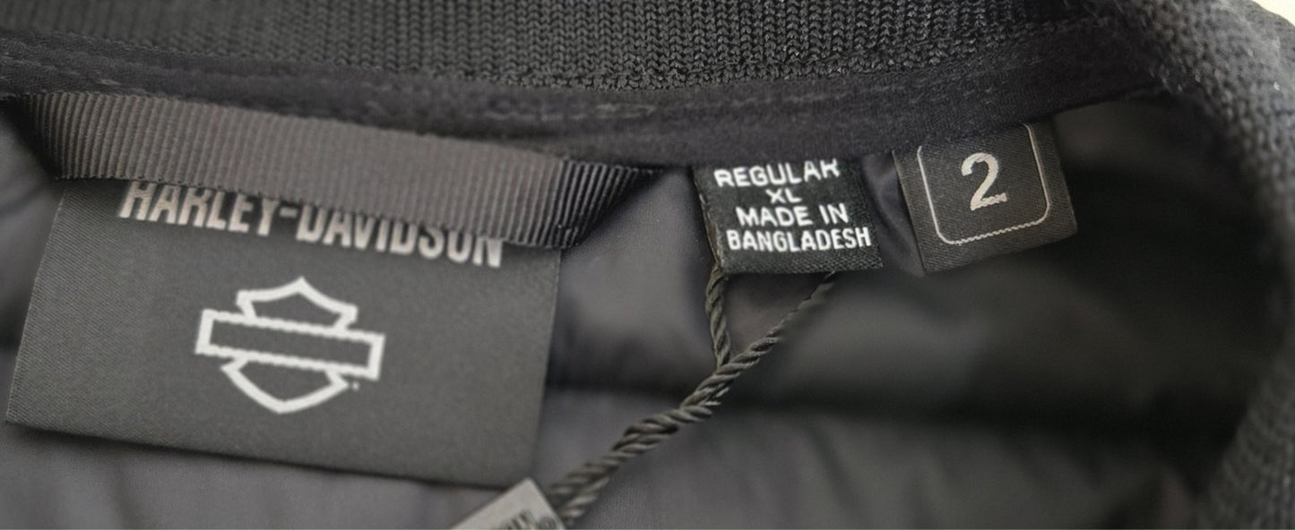 Harley-Davidson Black Puffer Jacket NWT