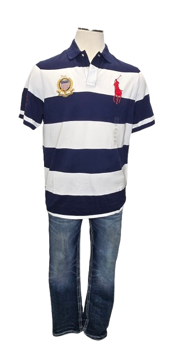 Polo Ralph Lauren Short Sleeve Big Pony Classic Fit Shirt #3    S3