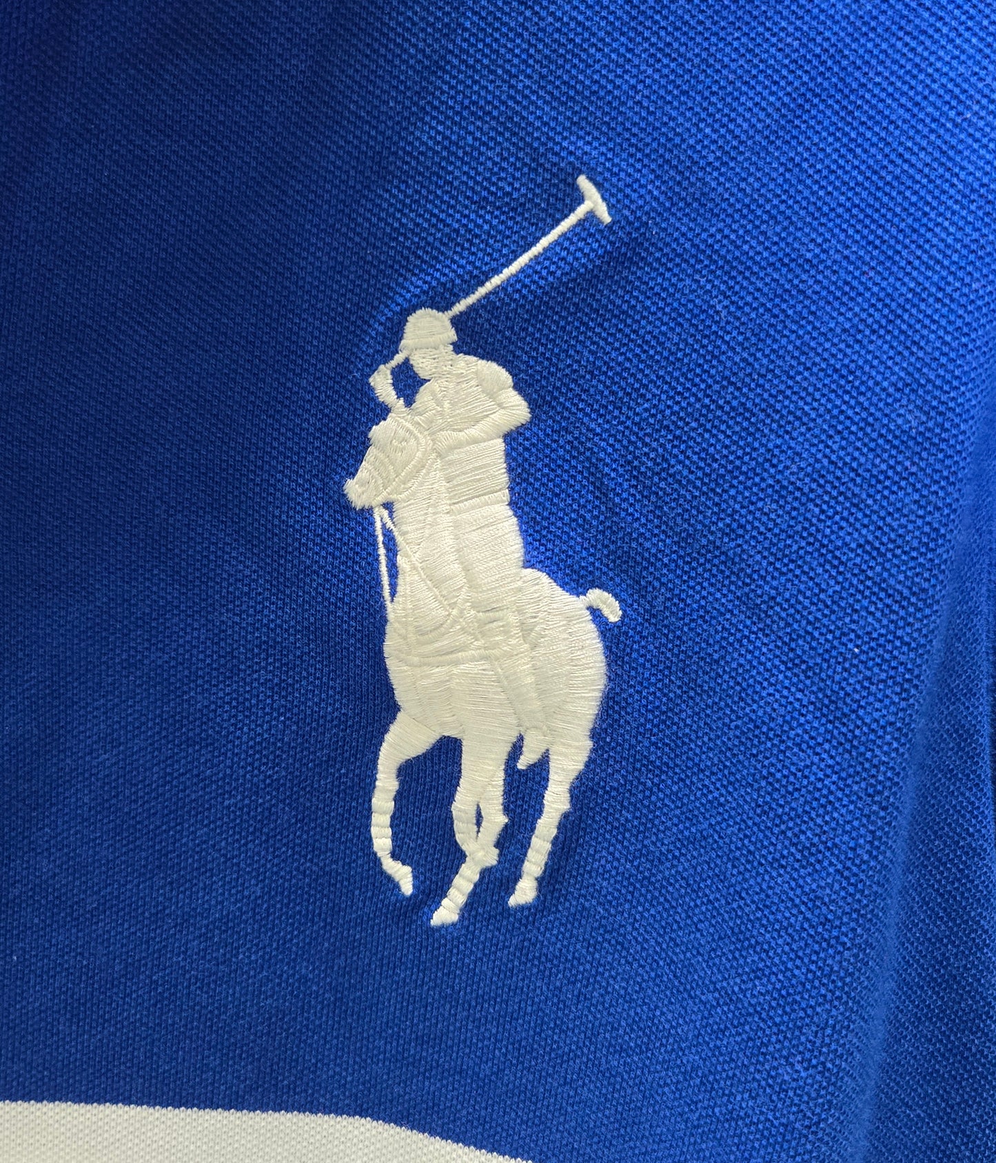 Polo Ralph Lauren Polo Shirt Big Pony Classic Fit Red White Blue     S1